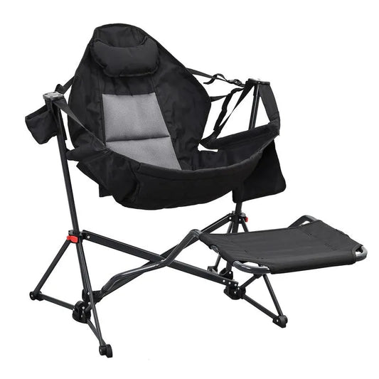 450lbs Heavy-Duty Hammock Camping Chair with Pedal – Portable Swing Seat for Outdoors