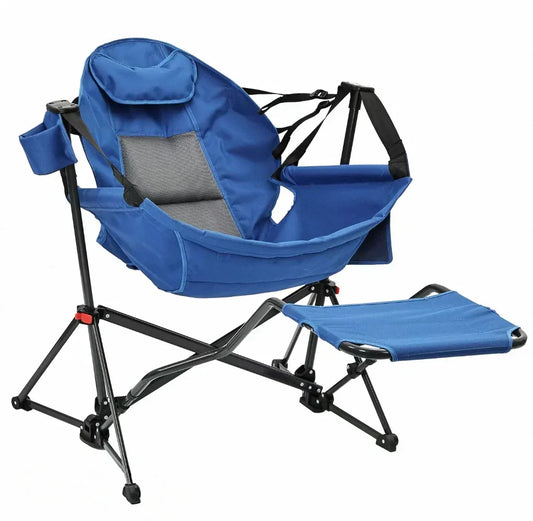 450lbs Heavy-Duty Hammock Camping Chair with Pedal – Portable Swing Seat for Outdoors